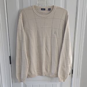 5 For 25 IZOD Men's Cream Sweater Large